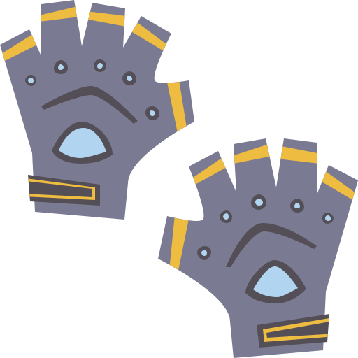 guantes de entrenamiento icono gratis