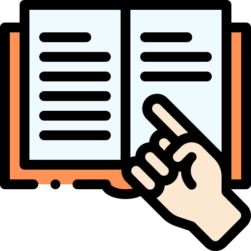 Book Detailed Rounded Lineal color icon