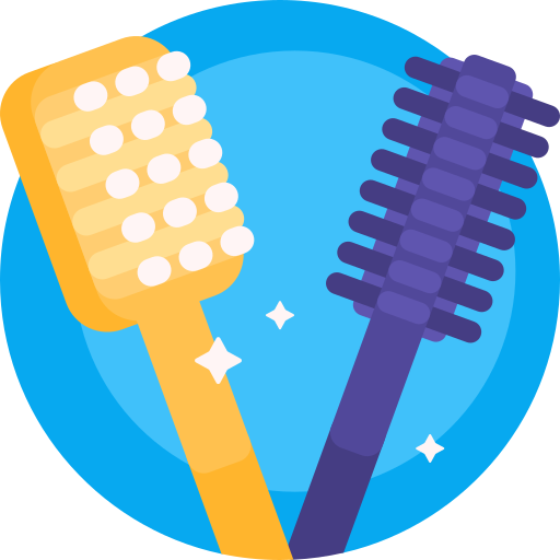 cepillo para el pelo icono gratis