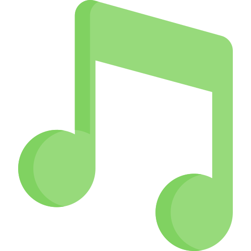 green music note icon