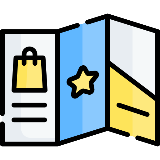 folleto icono gratis