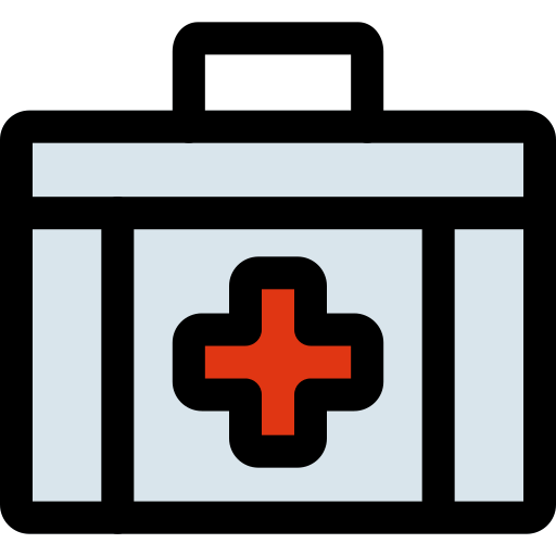 caja médica icono gratis