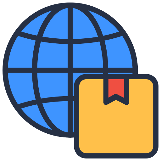 envío global icono gratis