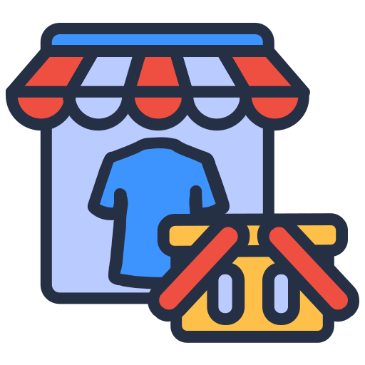 Online shop Generic Outline Color icon