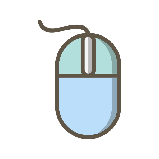 Mouse Generic Outline Color icon