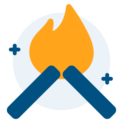 Fire free icon Fire free icon