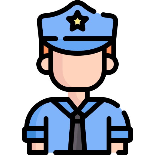 policía icono gratis