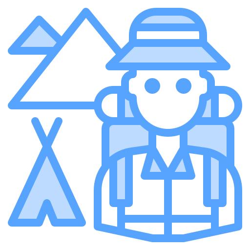 cámping icono gratis