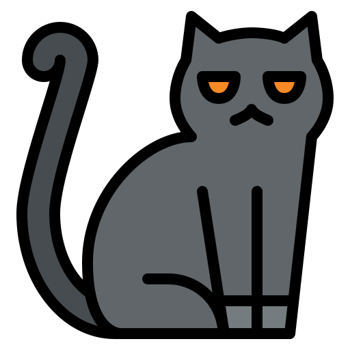 Black cat - Download free icons