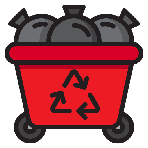 Contenedor de basura - Iconos gratis de ecología y medio ambiente