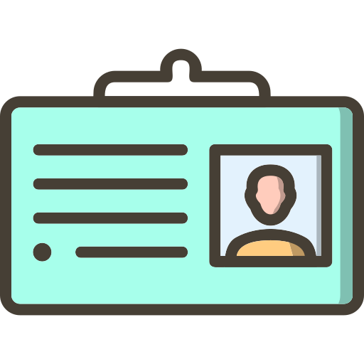 tarjeta de visita icono gratis