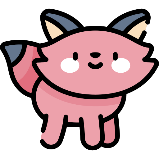 Pink cat icon - Free pink animal icons