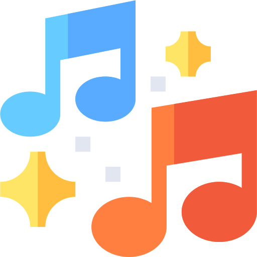 notas musicales icono gratis