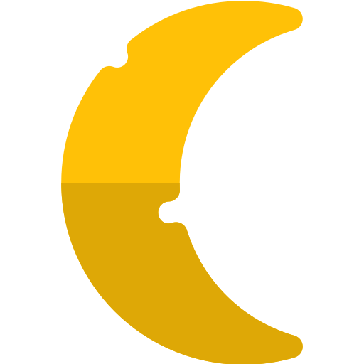 Moon Pixel Perfect Flat icon