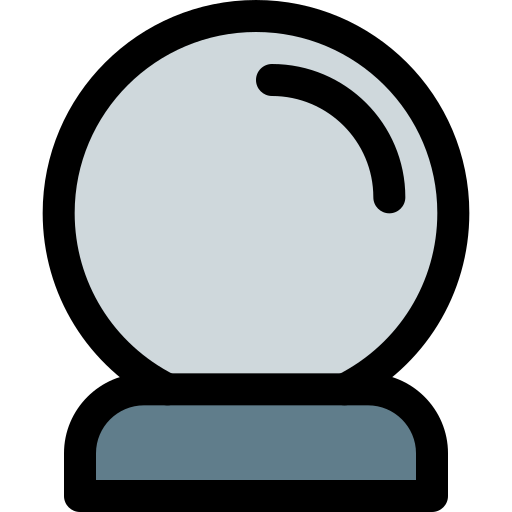 bola de cristal icono gratis
