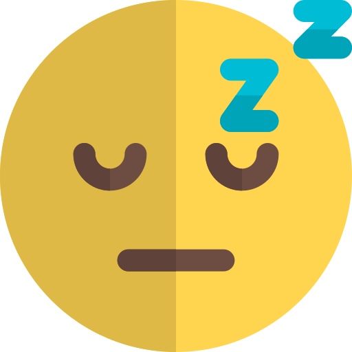 dormido icono gratis