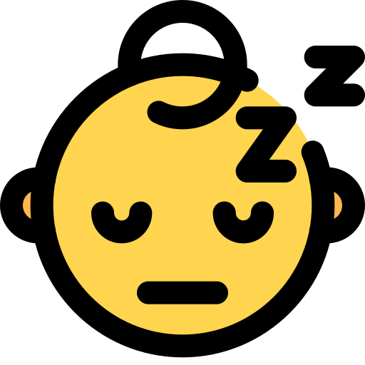 dormido icono gratis