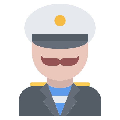 capitaine Icône gratuit