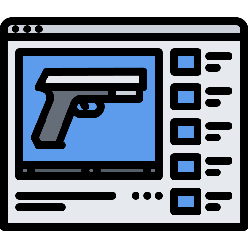 pistola icono gratis