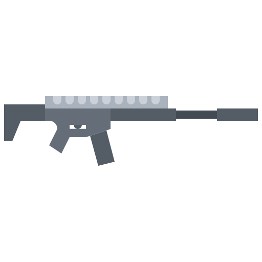 Assault rifle free icon