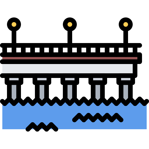 Pier free icon Pier free icon