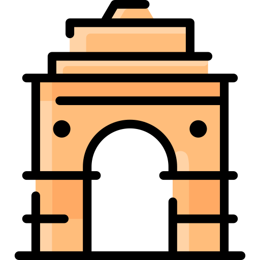 puerta de la india icono gratis