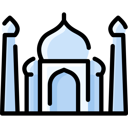 taj mahal icono gratis