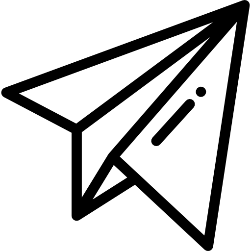 Paper plane - free icon