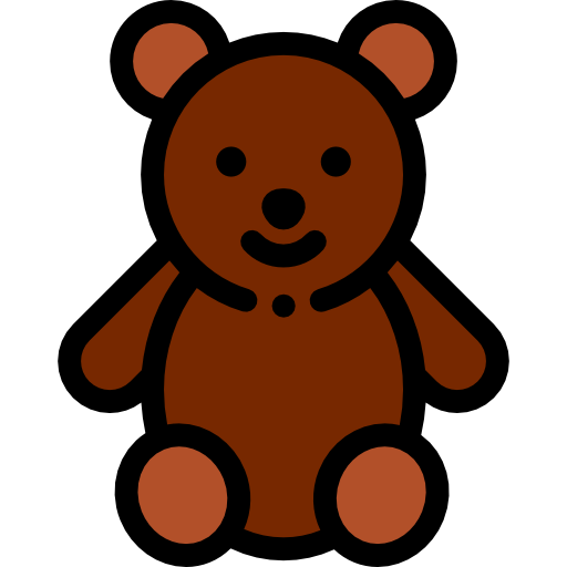 oso de peluche icono gratis