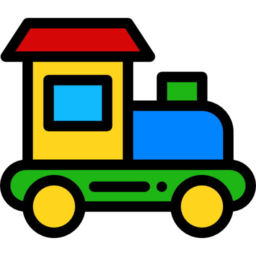 Train Detailed Rounded Lineal color icon