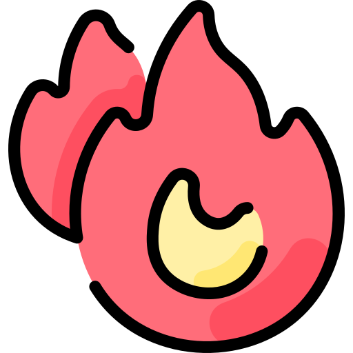 Fire free icon Fire free icon