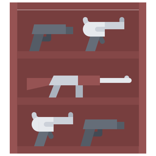 tienda de armas icono gratis