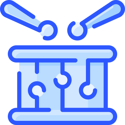 tambores icono gratis