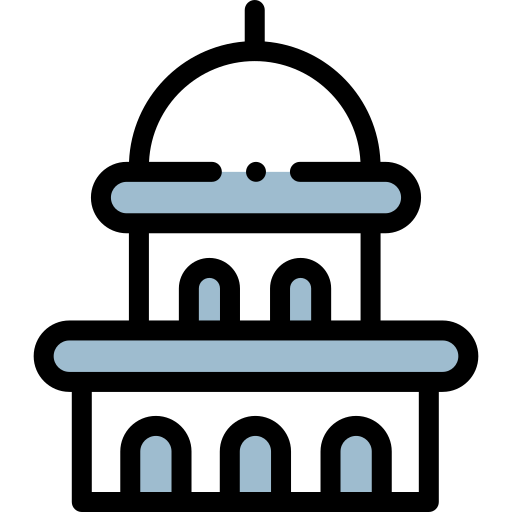 Capitol Detailed Rounded Lineal color icon