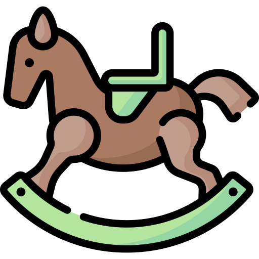 caballo mecedora icono gratis