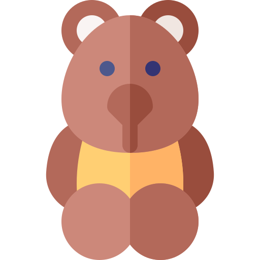 oso de peluche icono gratis