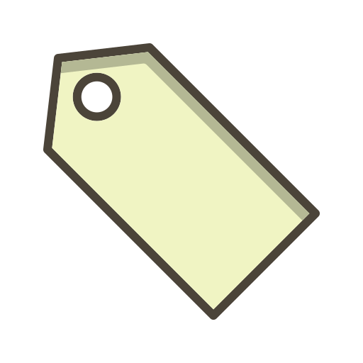 etiqueta icono gratis