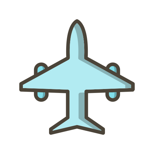 Airplane free icon