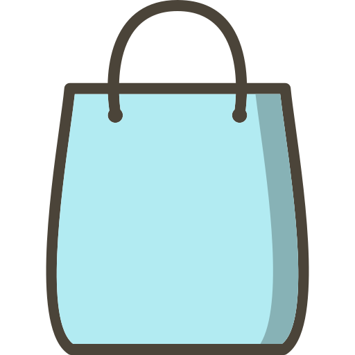 Shopping bag Generic Outline Color icon