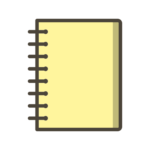 Spring notebook free icon