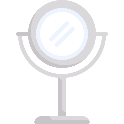 Hand mirror - free icon