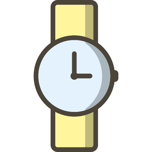 reloj de pulsera icono gratis