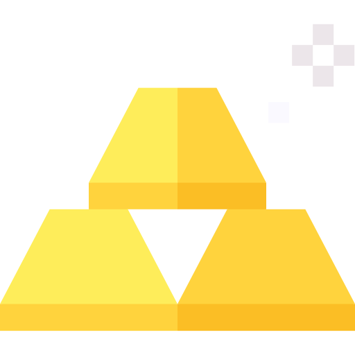 Золотые слитки бесплатно иконка