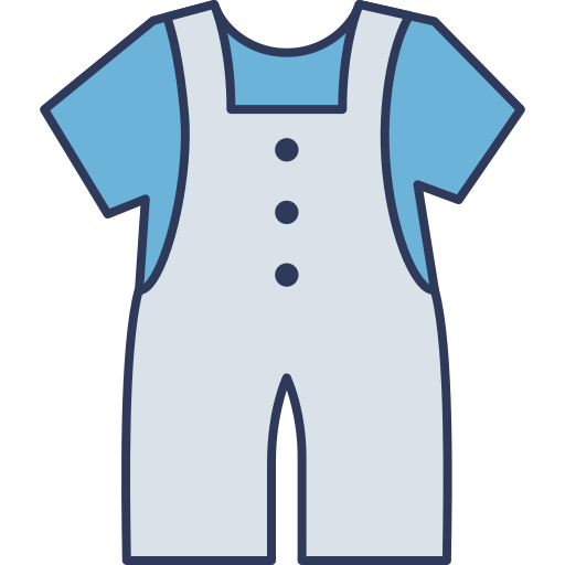 Baby clothes free icon