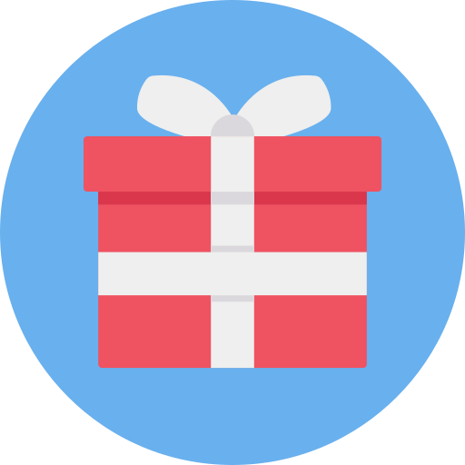 caja de regalo icono gratis