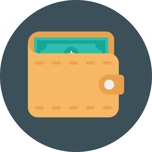 portefeuille Icône gratuit