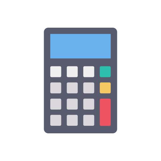 Calculator Dinosoft Flat icon