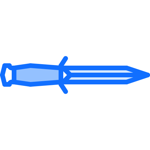 Knife Coloring Blue icon