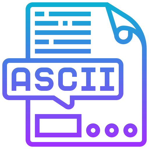 ascii icono gratis