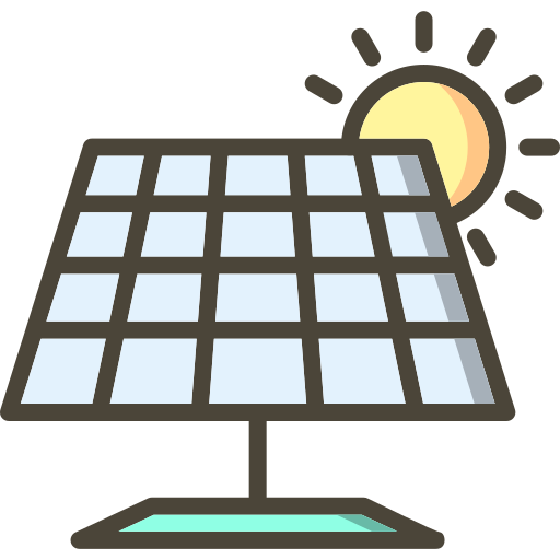 panel solar icono gratis